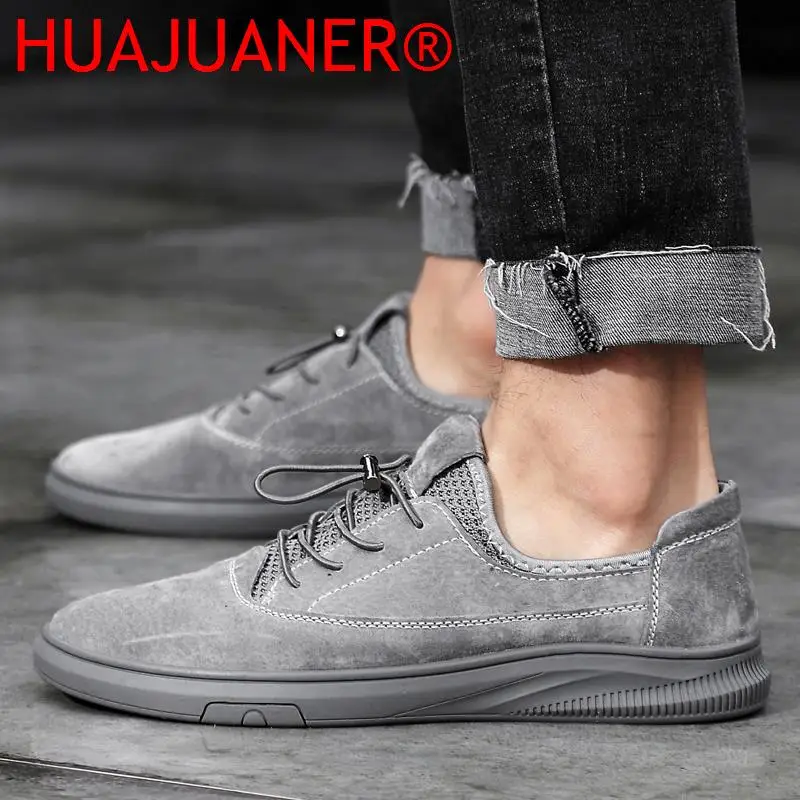 High Quality Mens Luxury Sneakers Classic Suede Shoes Men Comfortable Outdoor Walking Footwear Fashion Handmade Casual Sneakers