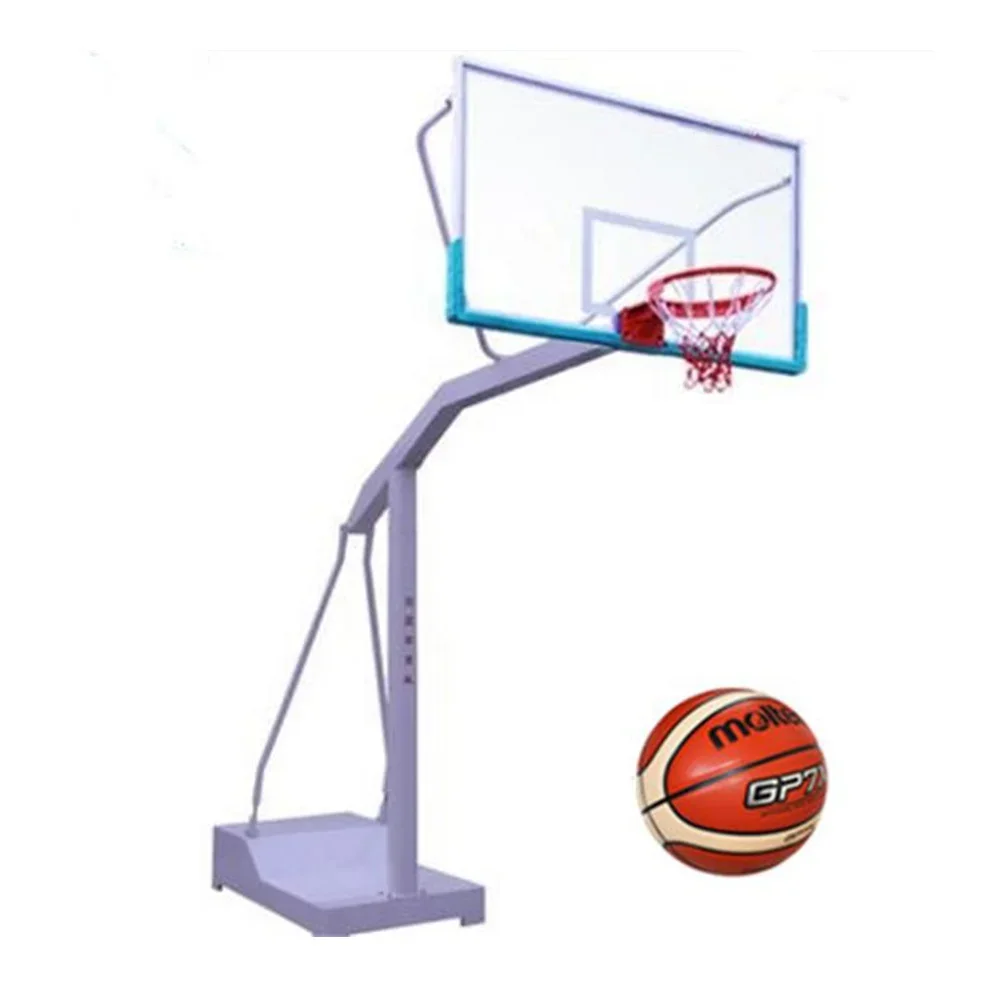 Custom Mini Movable Basketball Stand with Fiberglass Board for Courts Equipment