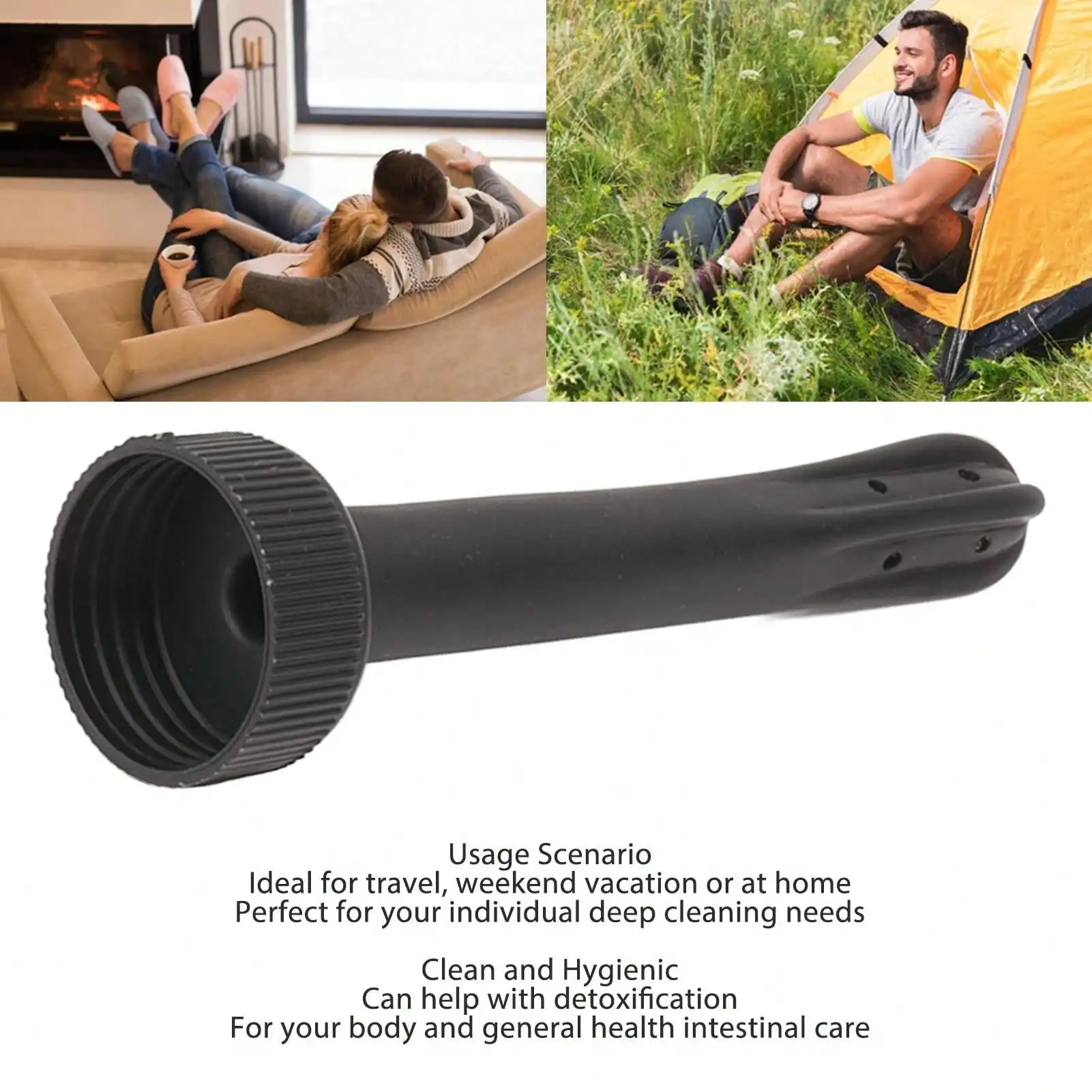 

Насадка для бутылки клизмы, портативная крышка, резьбовое соединение, силиконовая пробка для душа, ирригационная пробка для анальной чистки, восемь отверстий