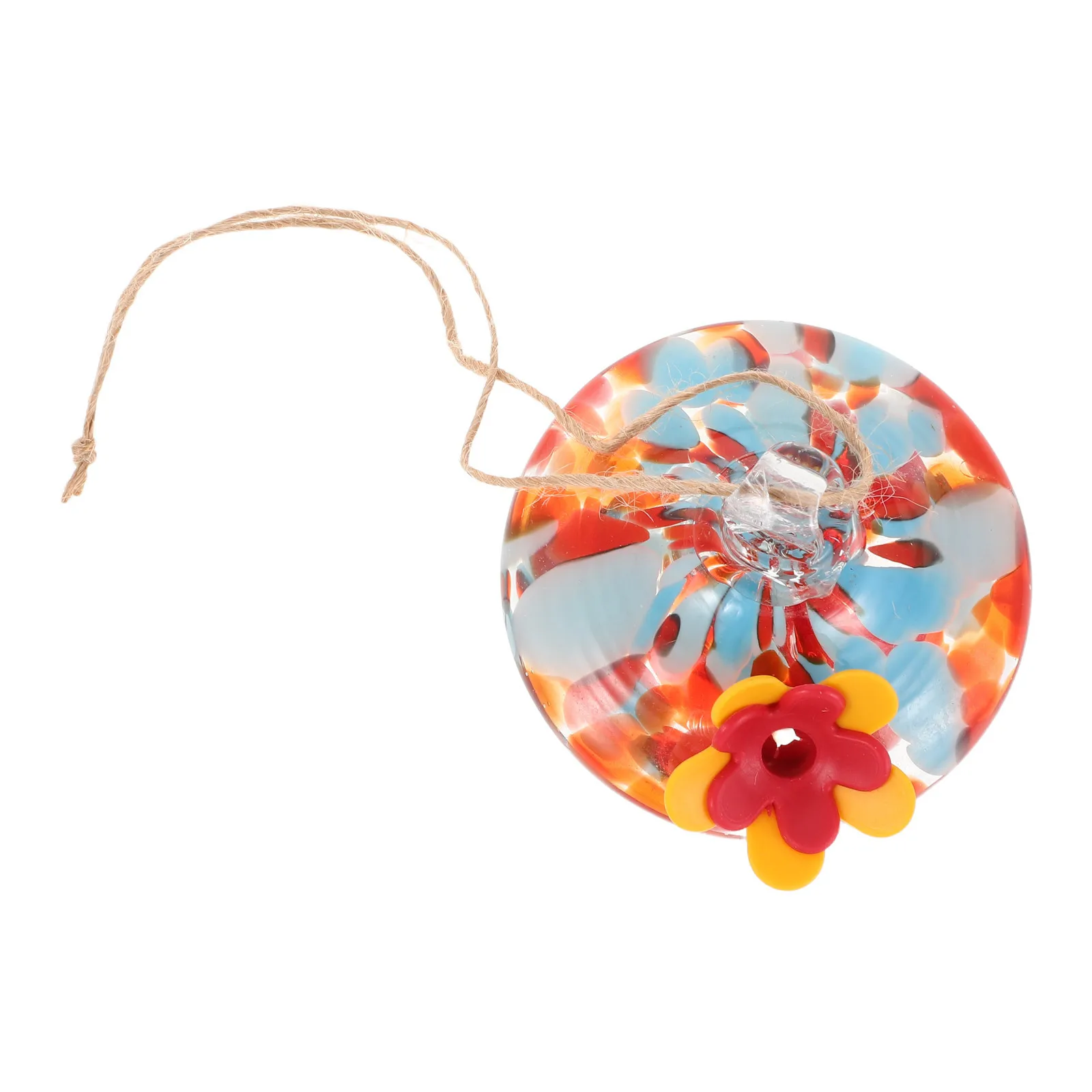 

Bird Feeders for Outdoors Wind Chime outside Hummingbird Windchime Floral Water Decorative Hanging Decorations