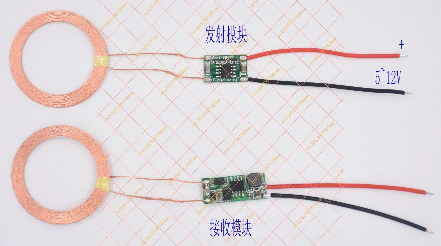 XKT-510 Wireless Charging Transmitter Module - 5V 1A High Current Qi Wireless Charger PCB Board for DIY