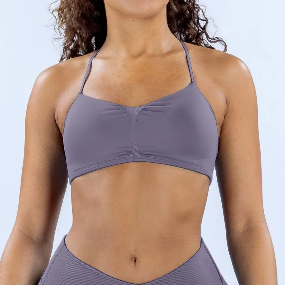 حمالة صدر رياضية من BLAZEMOVE Vision، ملابس داخلية نسائية بدون خياطة، ملابس داخلية للصالة الرياضية واللياقة البدنية والجري، سترة يوجا متقاطعة الظهر #3