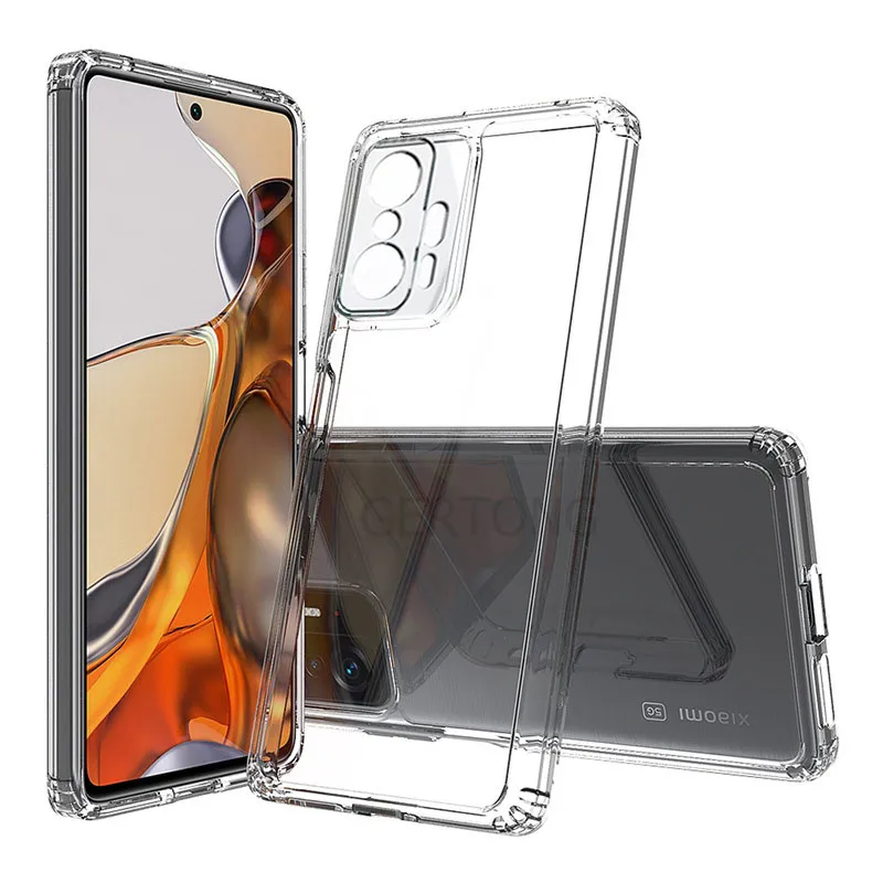 Shockproof Phone Case For Xiaomi 11 t 13t 12t 11t pro Cover for Xiaomi mi 11t pro 12 12x 13T Pro Case Transparent Cover