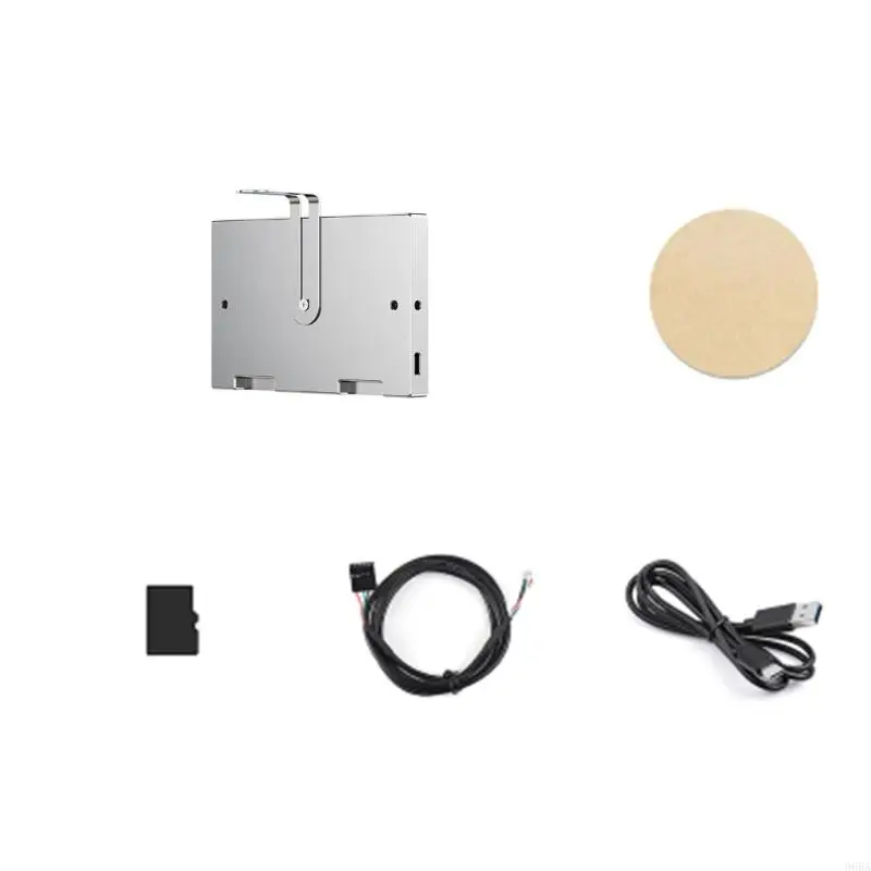 

96BA 5 inch USB PC Case Secondary Display Screen TypeC Port Colorful Light