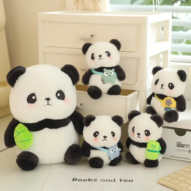 

Cute Panda Kawaii Plush Toys Keychain Animal Crossing Panda Pendant Bag Accessories Car Keychain Pendant Boy Girl Gift Bag Decor