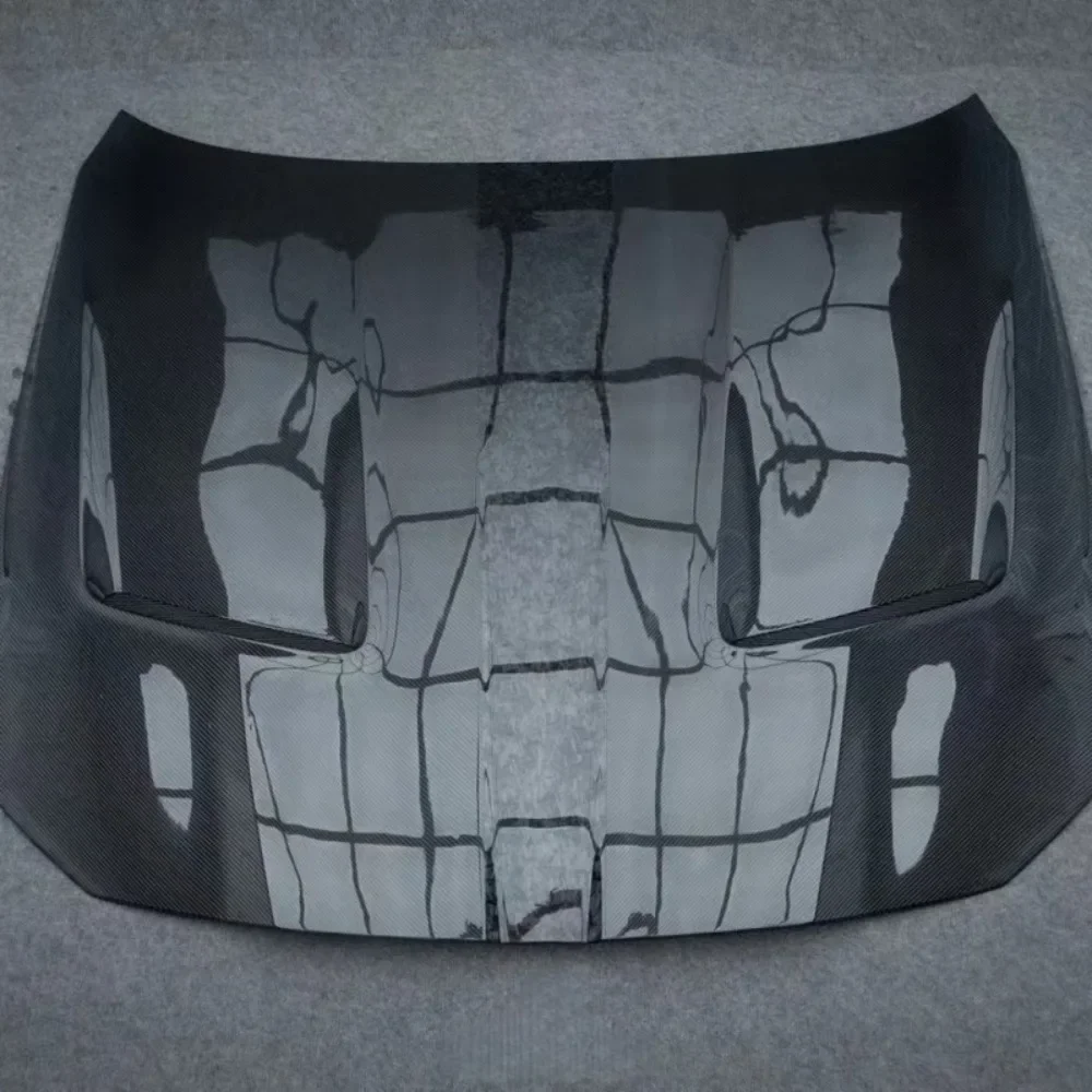 High Temperature Process Dry Carbon Fiber Engine Hood Body Kit for M3 M4 G80 G82 Upgraded AE Style