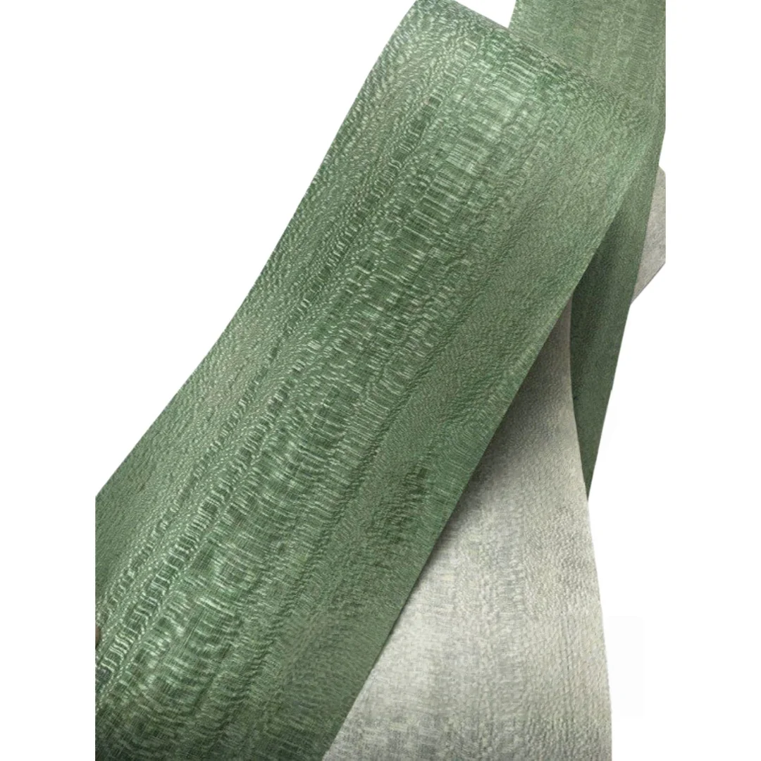 Natural Emerald Green Nice Veneer, 0.3mm,250x18cm, Suitable For Gift Box And Furniture Refinishing.(Backing Non-woven Fabric)