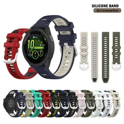 18mm Watch Band Run Silicone Strap For Garmin Forerunner 255S 265S / Venu 3s / Vivoactive 4s / Active S / vivomove 3s / move3S