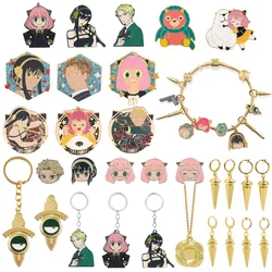 Cartoon Anya Yor Forger Enamel Pins Brooch Anime SPY×FAMILY Metal Badge Brooch for Women Men Lapel Pin Jewelry Gift