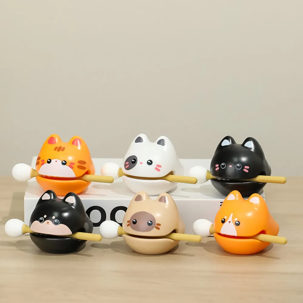 شكل حيوان أسماك خشبية صغيرة أسماك خشبية الحلي نحت خشبي الحلي قرع لطيف أداة قرع المبتدئين #2