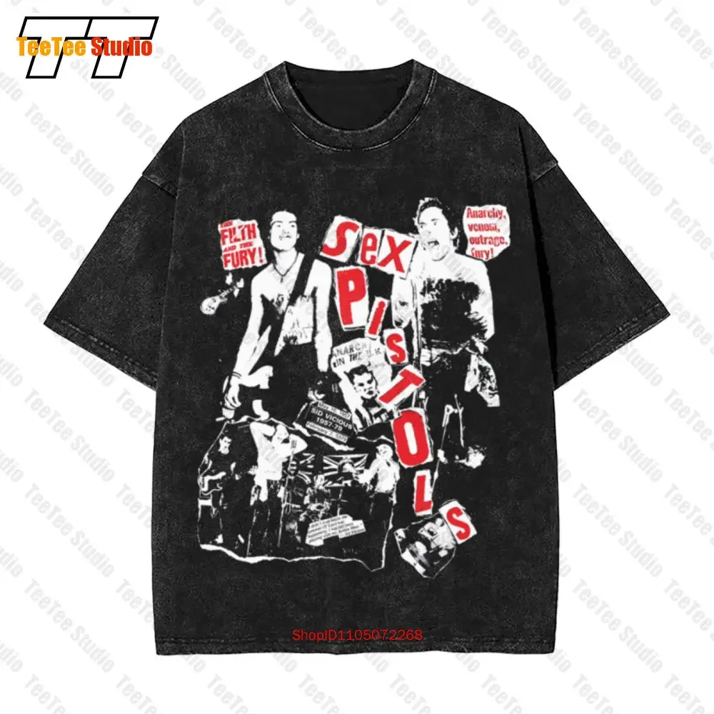 Vintage 1980S Sex Pistols Sid Vicious Punk Band Tour Vintage Oversized T-Shirt T683 TFGV