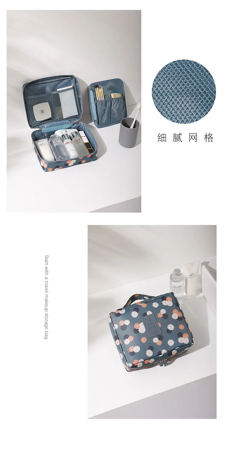 Tragbare Handarbeit Lagerung Tasche Mesh Teiler Beutel Garn Stricken Werkzeuge Organizer Fällen Lagerung DIY Bekleidung Reise Kulturbeutel – Detail 10