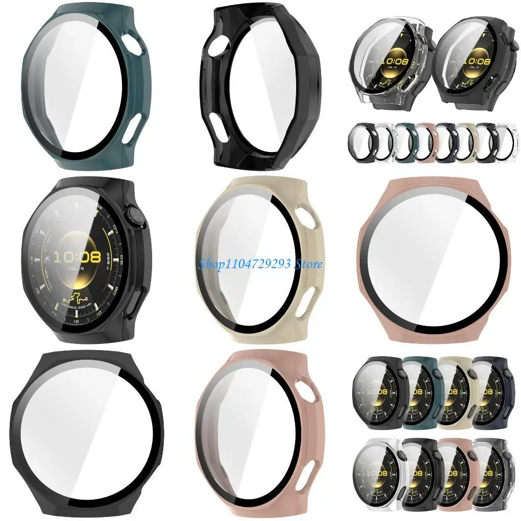 

Y2GD Watch Screen Protector Shell Case with Tempered Glass Film Protective Cover