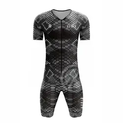Men's New Triathlon Race Suit Short Sleeve Trisuit Go Pro Team Bicycle Skinsuit Cycling Clothing Simming Running Speedsuit