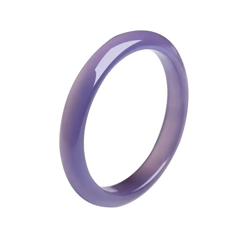 

Высококачественные нишевые женские модели из ледяного агата фиолетового цвета