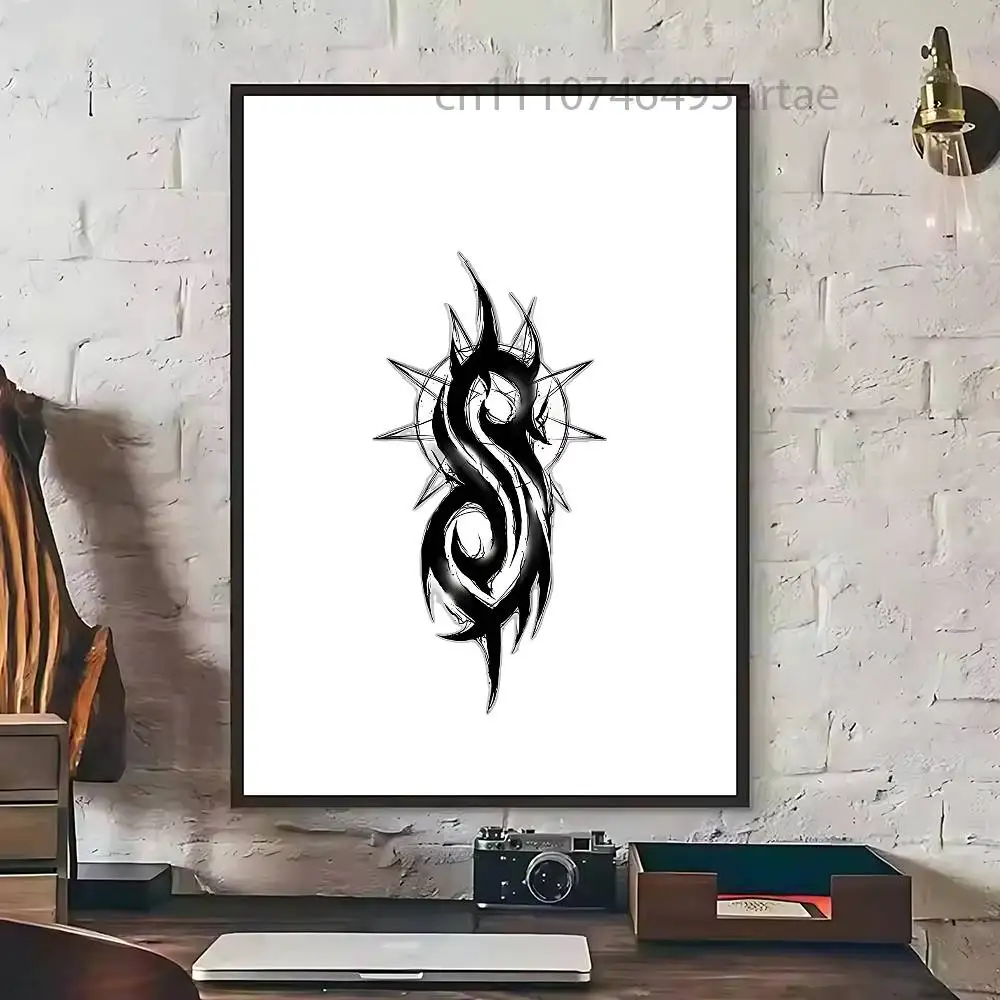 Gothic Cyber Sigil Cross Eyes Cute Cartoon Anime Poster HD Waterproof Self-Adhesive Wall Art – Multi-Scene Use, Top Gift Pick