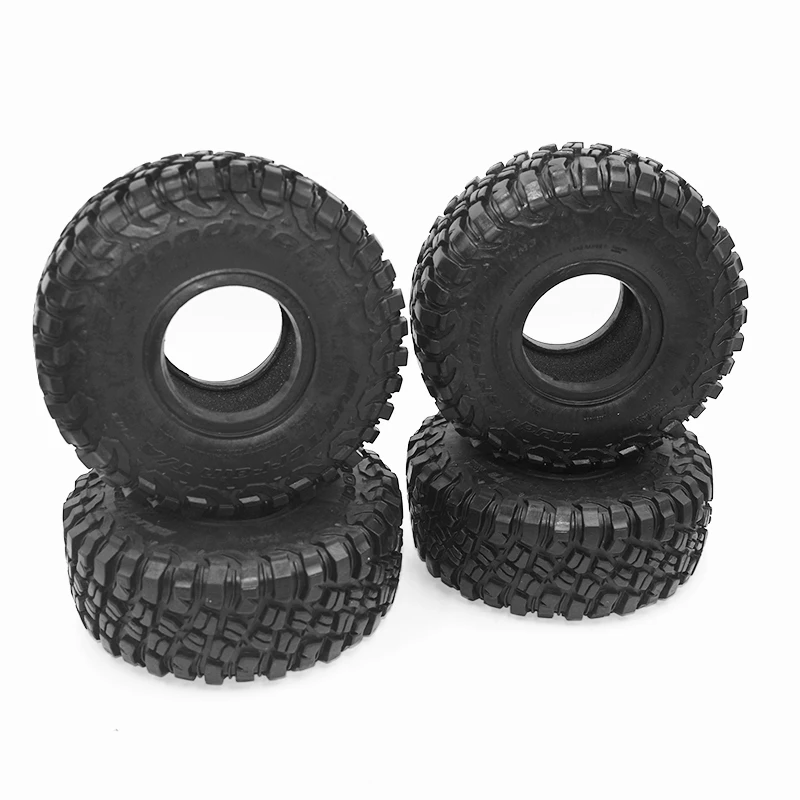 

4Pcs 1.9inch High Quality Rubber Tires with Lined Sponge for 1/10 RC Crawler Car TRX4 Defender Bronco AXIAL SCX10 RC4WD D90 G500