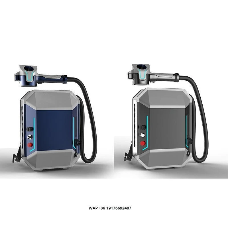 New Backpack Pulse Fiber Oil Removal Machine Automatic Lightweight Handheld Aluminum Cleaning Tool 5 Year Warranty Field
