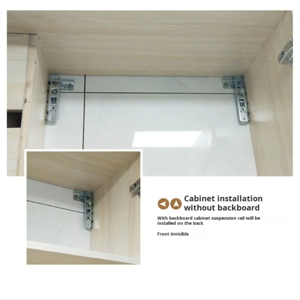 Heavy Duty Steel Cabinet Hanger Adjustable Conceal Hidden Wall Mount Hanger Stable Mounting Professional Steel Metal Hanging Kit