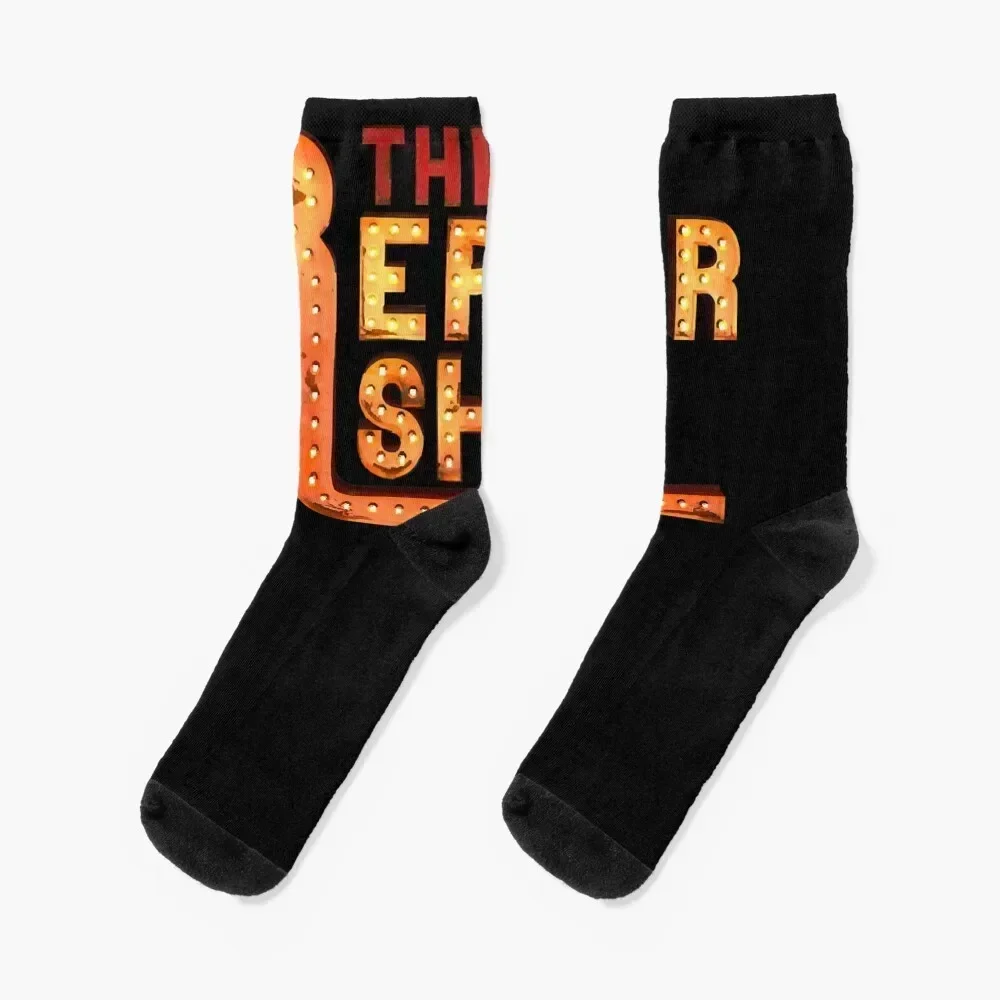 

the repair shop logo Socks Thermal man winter Antiskid soccer Stockings winter Socks For Men Women's