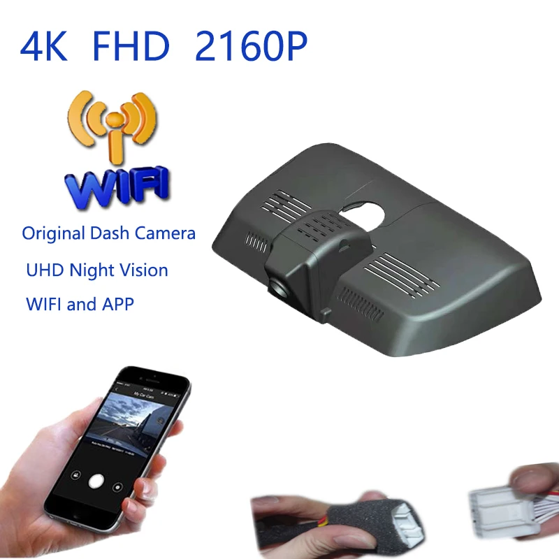 4K Plug And Play Car Video Recorder Wifi DVR Dash Camera For Great Wall Haval WEY VV6 2018 2019 H9 2015 2016 2017 2018 2019