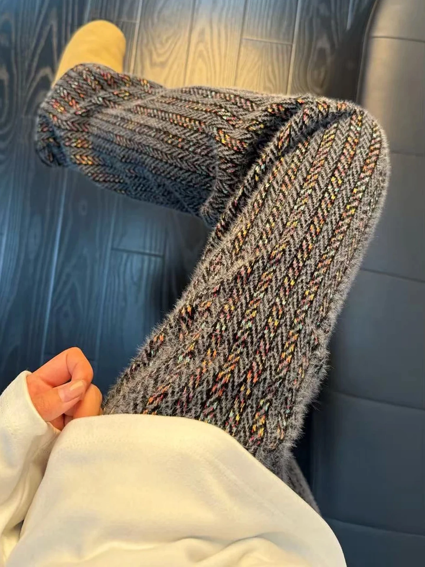 

Мужские зимние вельветовые брюки в вертикальную полоску, американские плотные трикотажные спортивные штаны, прямые повседневные брюки в стиле кэжуал