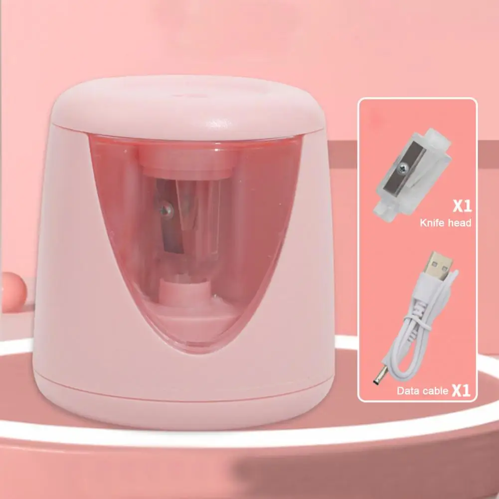 ポータブル充電式電気鉛筆削り、時間節約研ぎ器、学生に最適な学校、6〜8mm