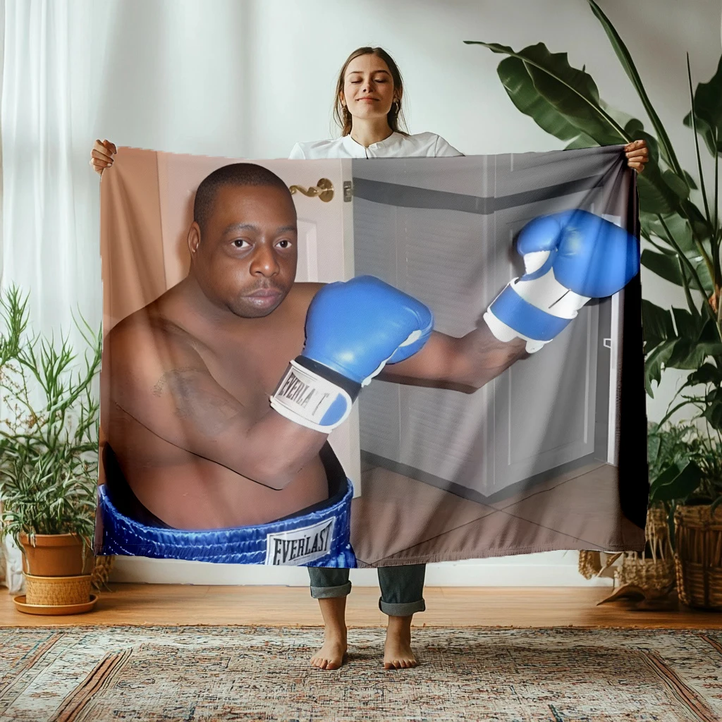 Boxe verde lester cobertor fino para cochilo tempo sofá cama cobertor como presente para amigos