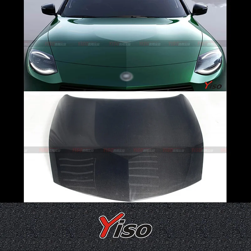 Suitable for 400Z RZ40 Devil Z lossless upgrade OEM original model carbon fiber hood engine cover, and front cover