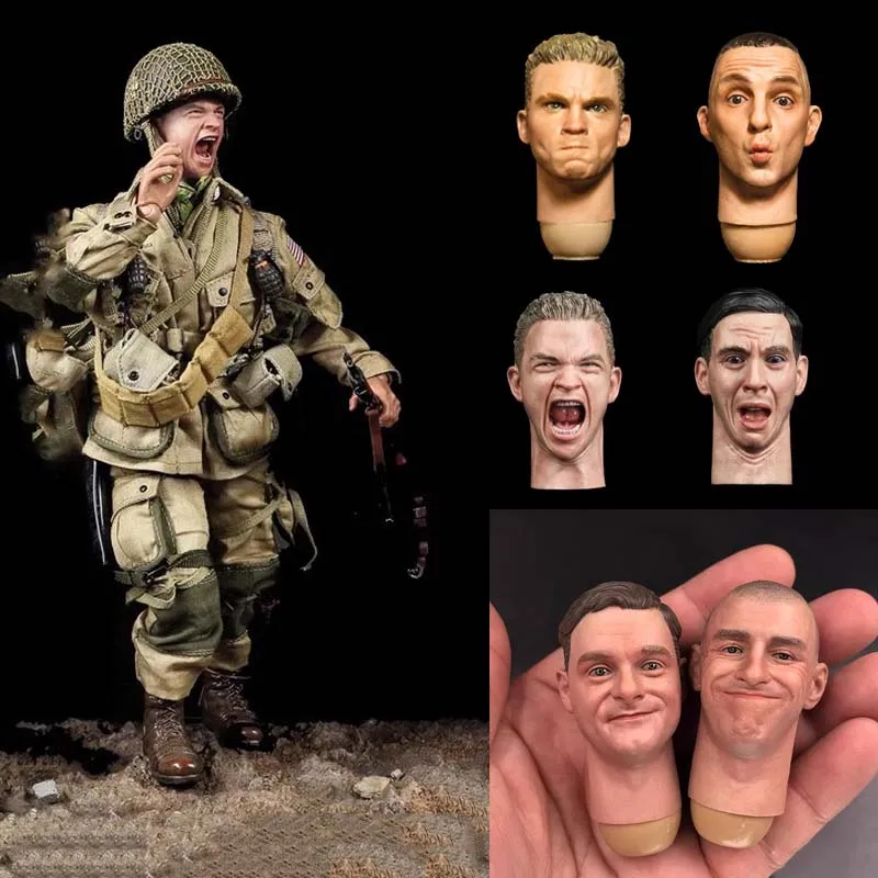 

Facepoolfigure 1/6 Scale Male Pout Expression Head Sculpt FP-D-002 FP-SP-001 PVC Head Carving Model Fit 12'' Action Figure Body