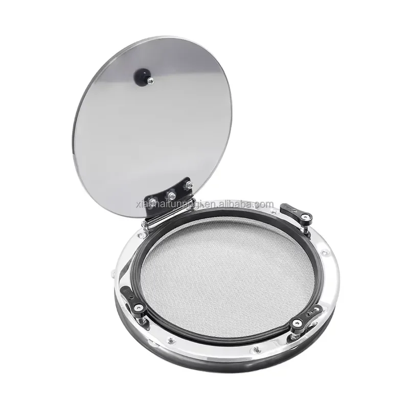 316L Stainless Steel Round Porthole Window Marine Boat Yacht Hatch Deck Portlight Opening for Ship Vessel Accessories