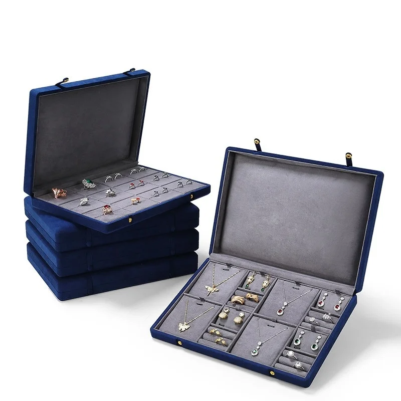 

Luxury-Style Jewelry Storage Box For Necklaces Rings Earrings Bracelets Chains Set Of Boxes Jewelry Storage Box