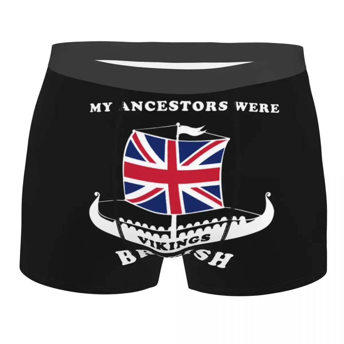 My Ancestors Were Vikings British Boxers Shorts Panties Male Underpants Comfortable UK Union Jack England Flag Briefs Underwear