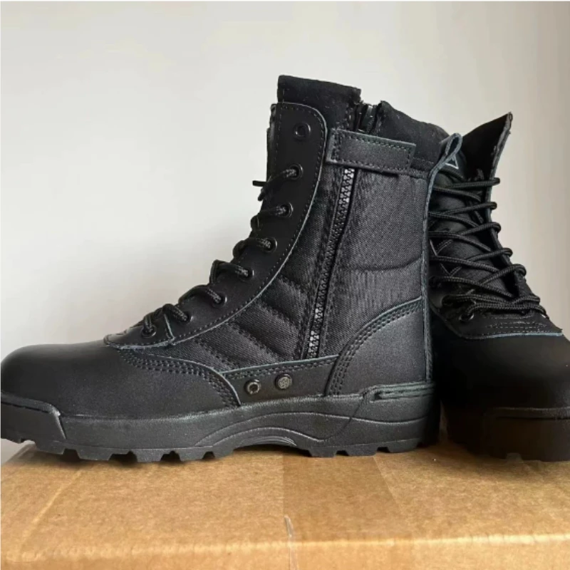 Chaussures de randonnée en plein air maille respirante bottes à lacets bout rond talon plat solide concis chaussures respirantes pour hommes Zapatos Hombre