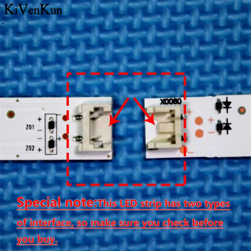 LG innotek Direct用LEDストリップライト,fhd,aおよびbタイプrev.0.0,49lf5100,49uf6401,49uf6400,49lf510v,49in