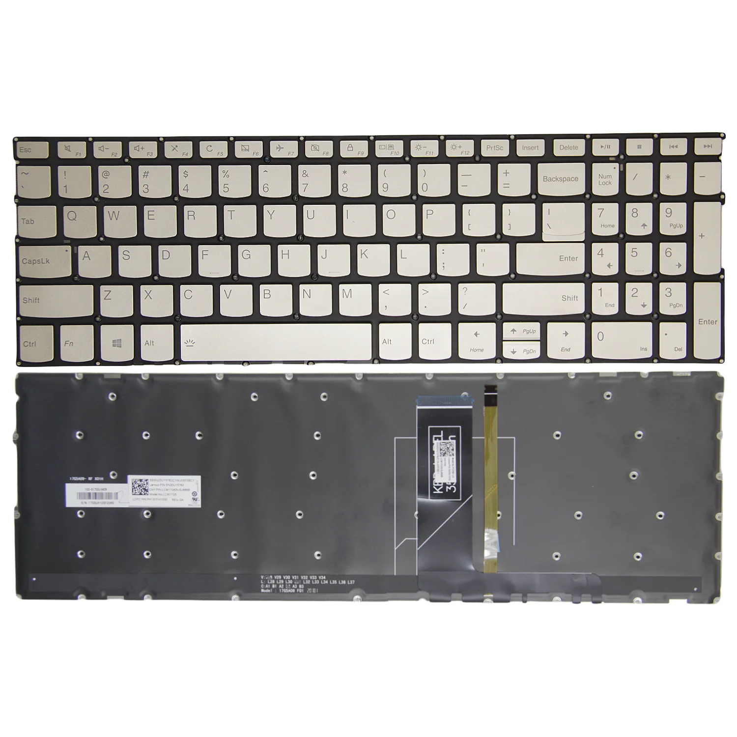 100%NEW US Original for Lenovo Yoga C740-15 S740-15 V740-15 V340-15 C940-15 E5-IML thinkbook 15IIL 15IML AIR-15 2019 keyboard