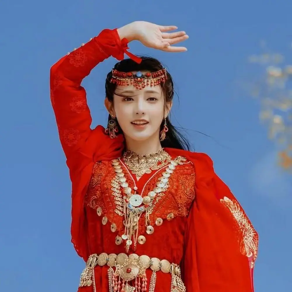 خمر العرقية نمط رئيس سلسلة متعدد الألوان الخرز يدويا مهرجان الجبين سلسلة البوهيمي أنماط الحاجب قلادة