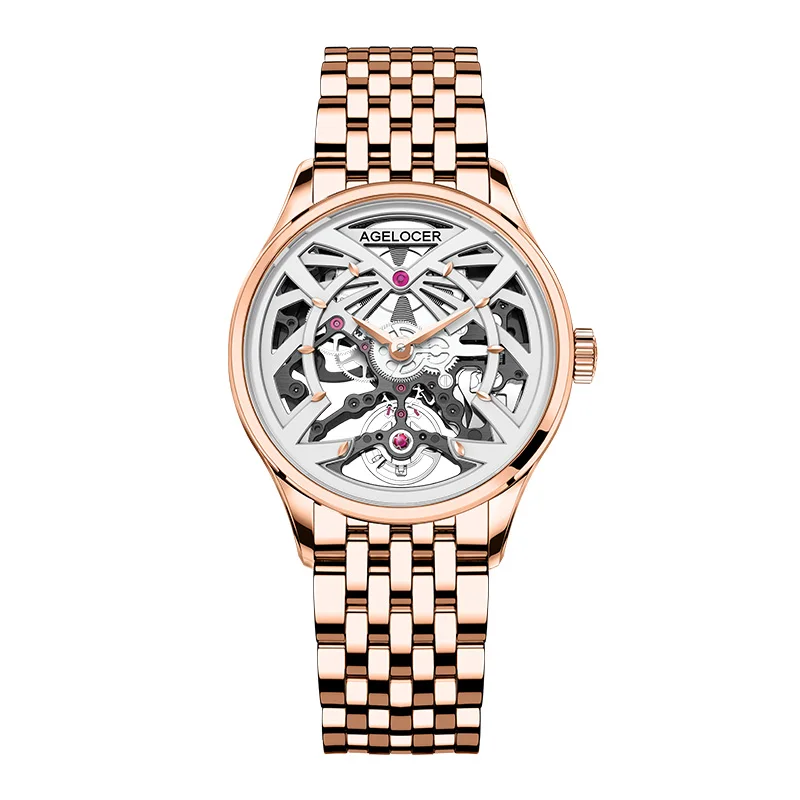 AGELOCER Original Schwarzwald Watch 36mm Luxury Automatic Mechanical Watch Birthday Gift for Men or Women