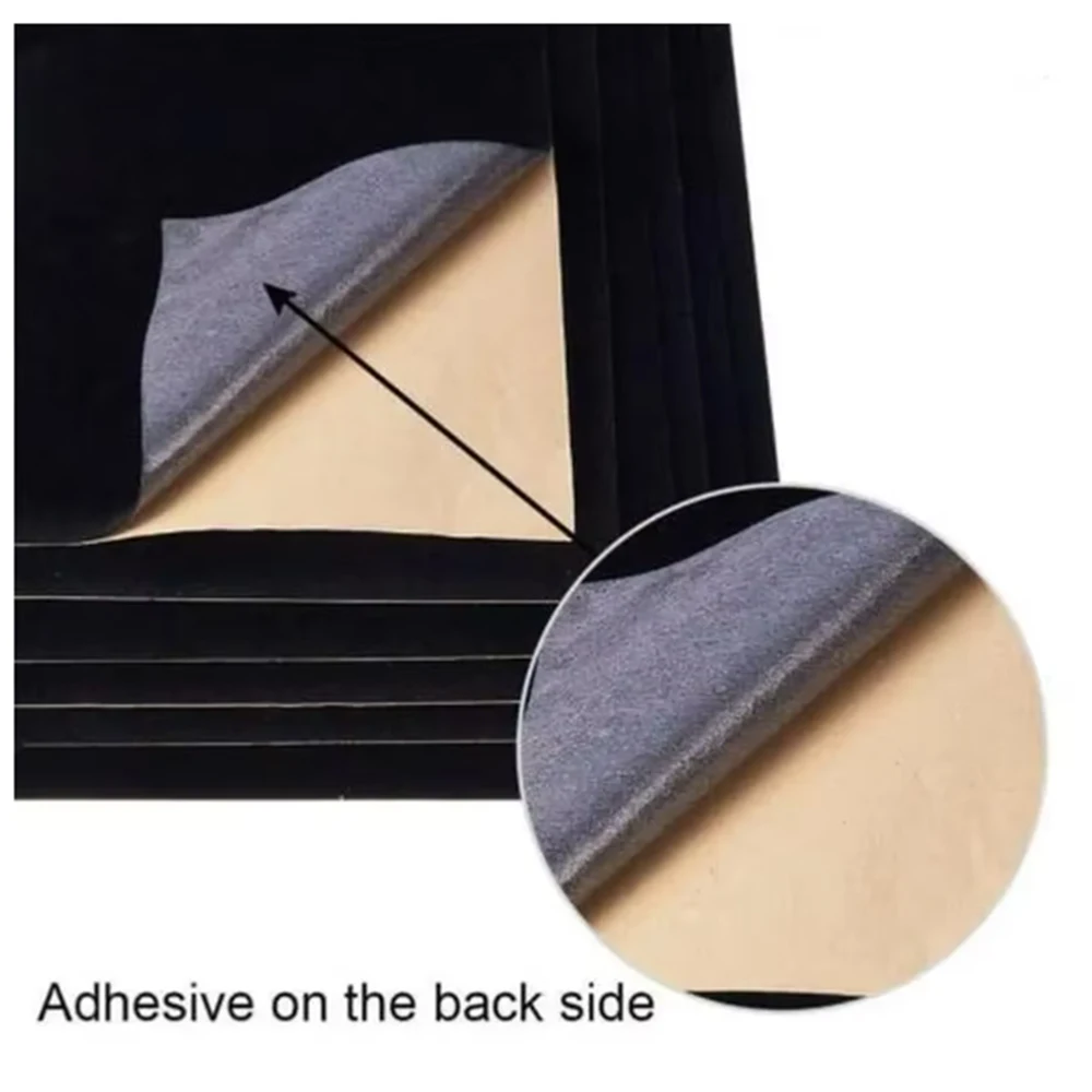 1Pcs Self-Adhesive Rubber Pad With Back Adhesive 500x500mm Anti Slip Oil Resistant Shock-Absorbing Rubber Plate Thick 1/1.5-4mm