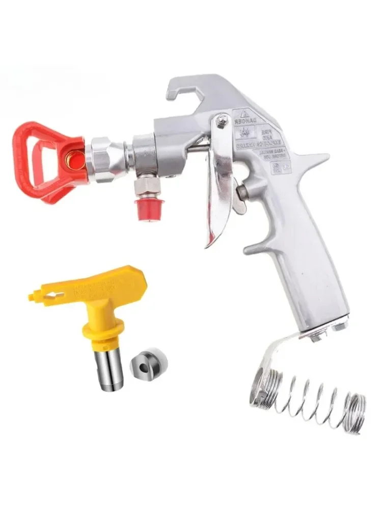 Wetool 5000PSI airless spuitpistool 248157   met Guard en 217 Tip Past op wegmarkering Silver Flex Plus - afbeelding 2