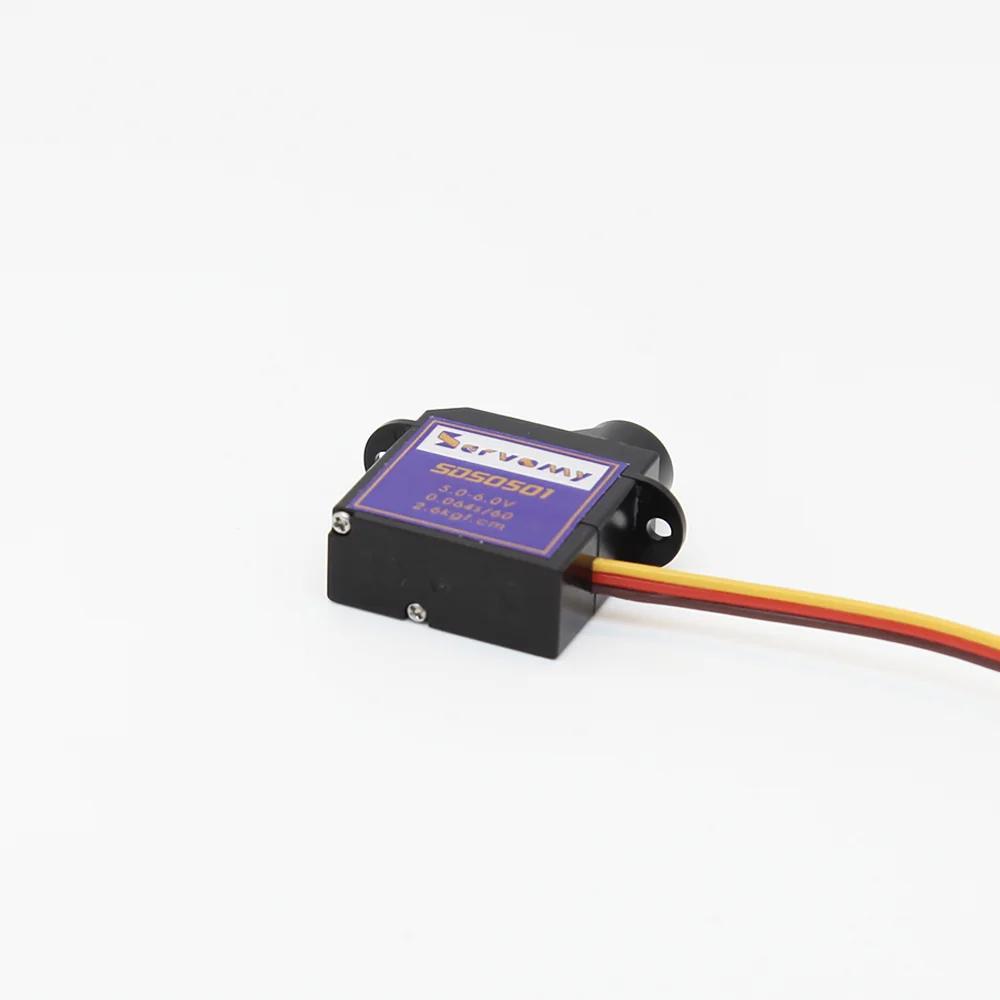 Servomy SDS0501 Micro Digital Servo 5g Metal Gear 0.070 Fast Coreless Motor for 1/28 RC Car Airplanes Parts and Accessories DIY