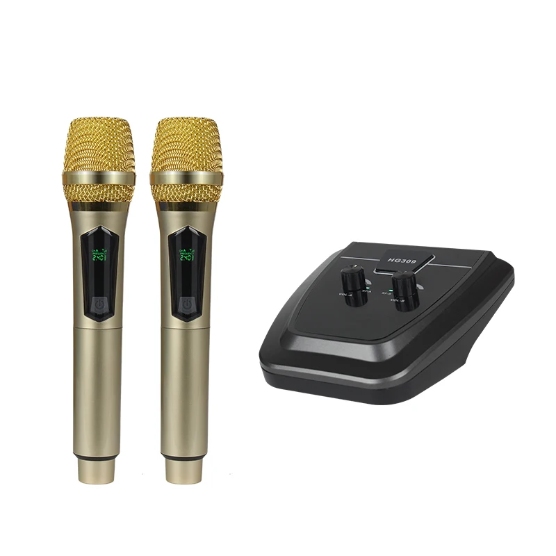 2.4G 무선 KTV 마이크 1-2 단계 성능 마이크 홈 가라오케 대외 무역 309 마이크