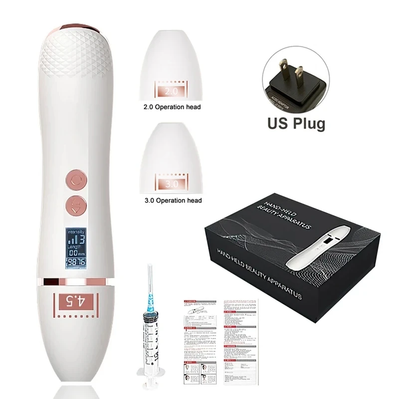 Palmare 7D Mini massaggiatore per il sollevamento del viso ad ultrasuoni SPA Beauty Machine rimozione delle rughe Anti-invecchiamento della pelle che stringe la cura degli occhi