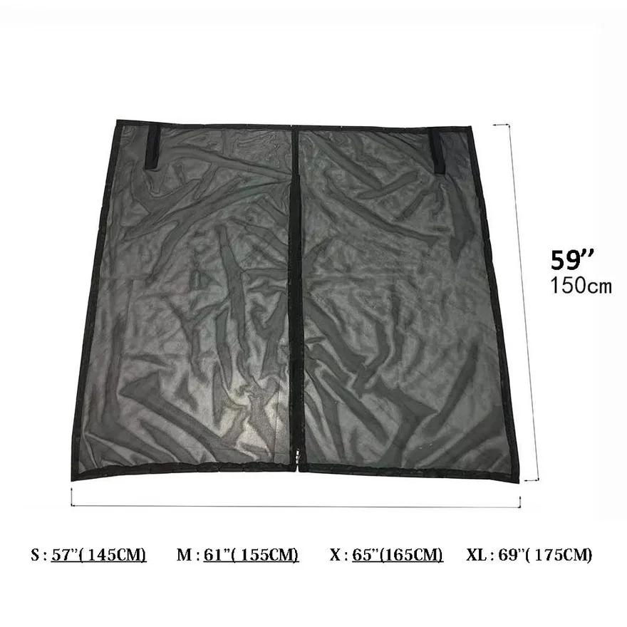 Magnetic trunk mesh breathable, mosquito resistant, environmentally friendly mesh curtains SUV tailgate mosquito net RV Summer