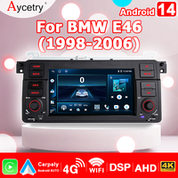 7'' Screen Carplay Android 14 Auto Car Radio Wireless For BMW E46 M3 Rover75 MGZT 1998-2006 2 din autoradio Stereo 4G LTE