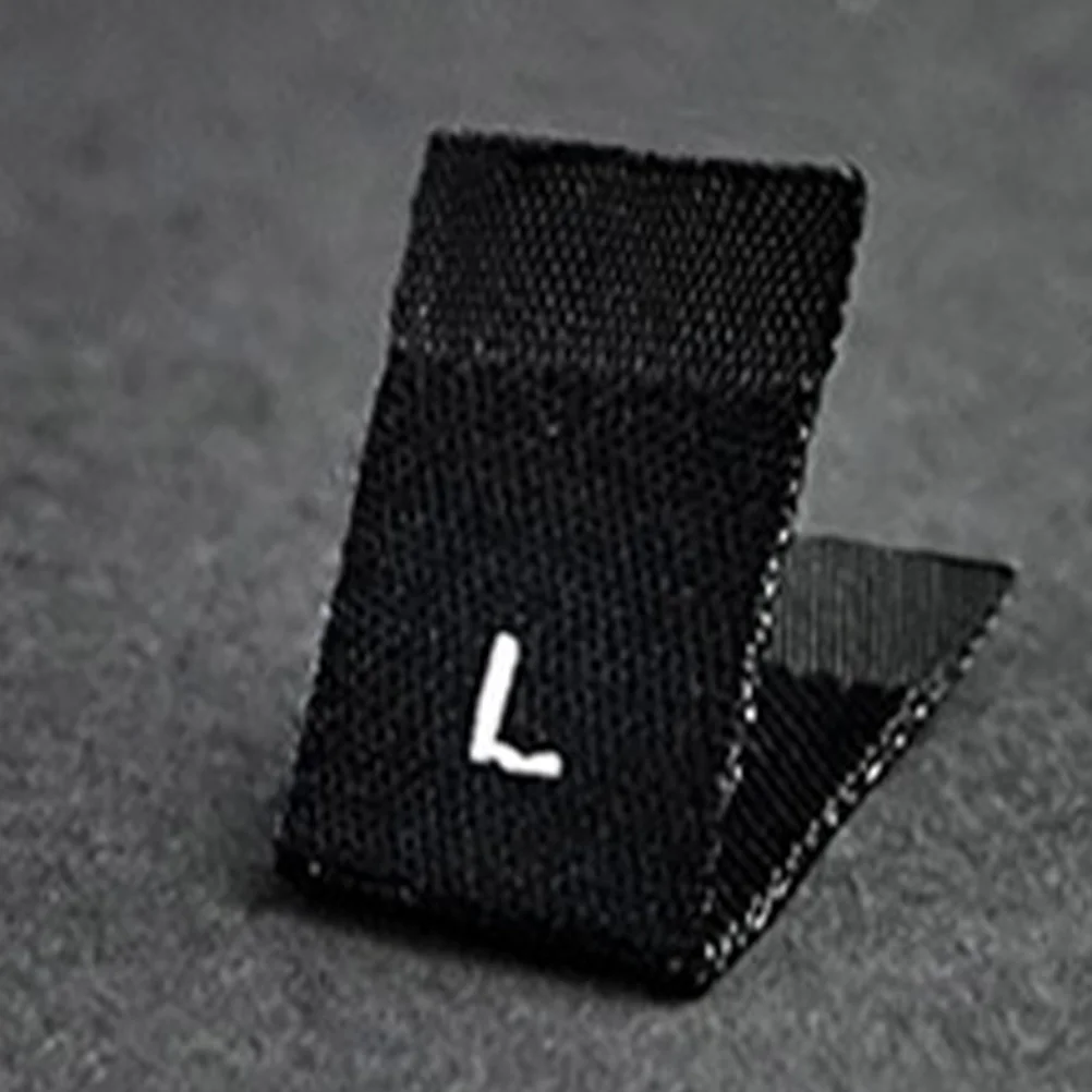 

900Pcs Folding Size Labels Woven Tags for Garments and Clothing Shops Size Labels for Clothing Garment Supplies