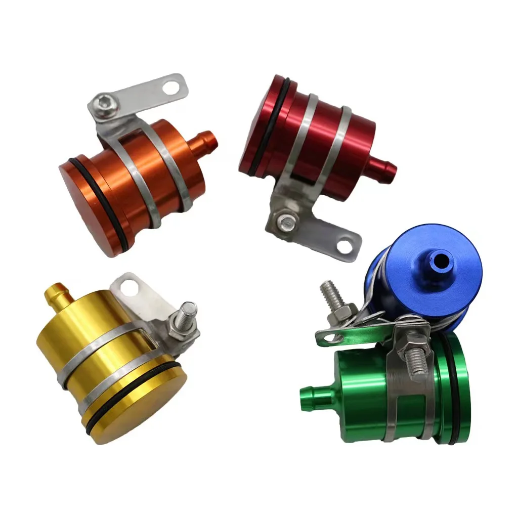 Motorcycle CNC Aluminum Clutch Tank Cylinder Master Oil Cup Brake Fluid Reservoir for Honda Transalp 650 Today Vano Zoomer Moto