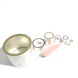 12*10*10mm Custom Made Piezo Ceramic Round Tube PZT Material Components