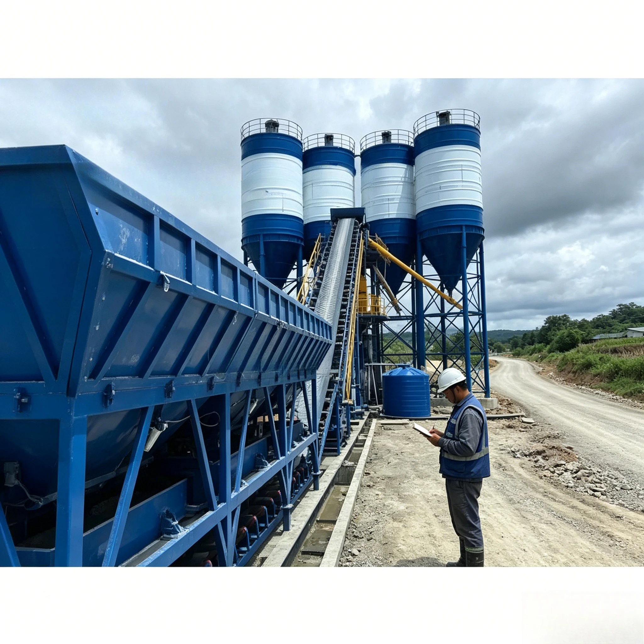 Professional Concrete Mixing Station | 180m³/h Ready Mix Concrete Plant with Advanced PLC Control System Wet Mix Customized