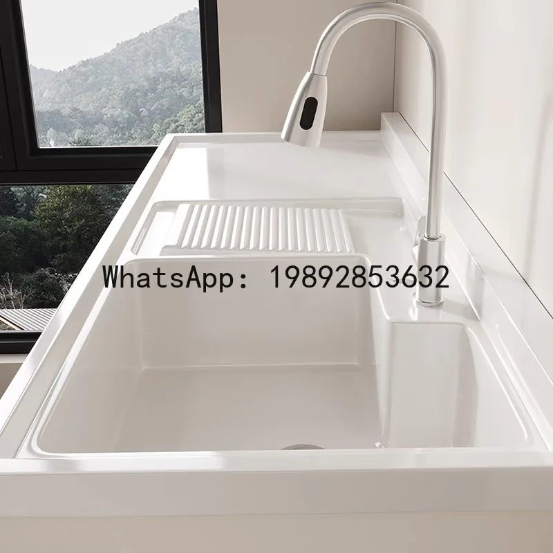 Z20- All-Aluminum Honeycomb Aluminum Laundry Cabinet with Washboard Drum Washing Machine Cabinet Bathroom Laundry Sink